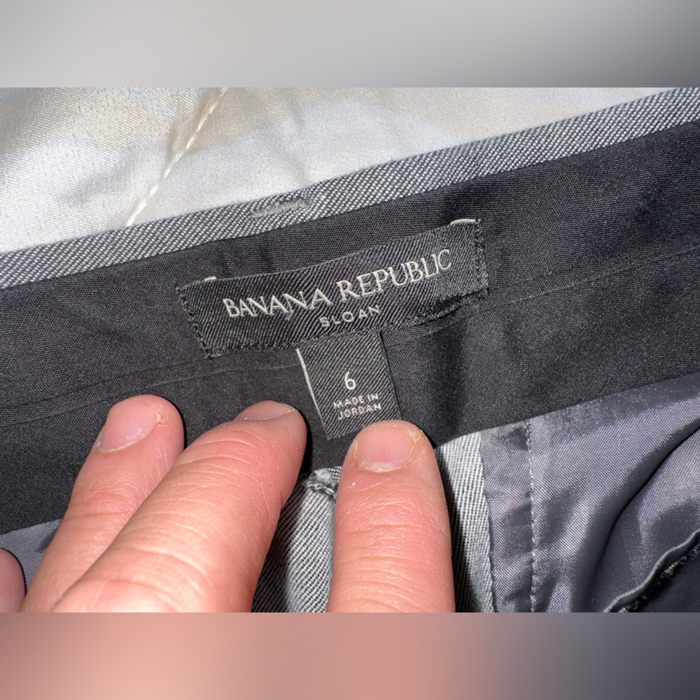 Banana Republic Sloan Gray Dress Pants - Picture 3 of 7